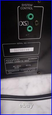 Kenwood KX-W6050 Stereo Double Dual Cassette Deck Player Recorder Refurbished
