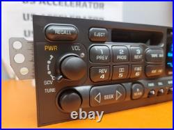 MINT 1996-2002 CHEVY BLAZER S10 CASSETTE TAPE PLAYER RADIO Delco Tested w LED