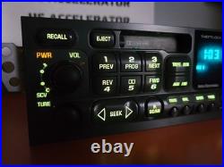 MINT 1996-2002 CHEVY BLAZER S10 CASSETTE TAPE PLAYER RADIO Delco Tested w LED
