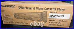 Magnavox DV220MW9 DVD & Video Cassete Player SEALED, NEW Refurbished