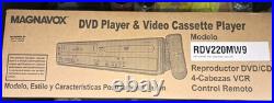 Magnavox DV220MW9 DVD & Video Cassete Player SEALED, NEW Refurbished