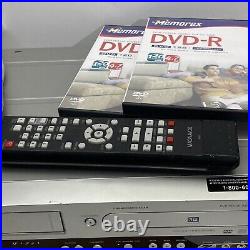 Magnavox MWR20V6 DVD Recorder VCR Combo Vhs Tape Dubbing I Copy Serviced