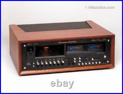 Marantz 5220 Cassette Deck Custom Black Face Wood Case Included Restored