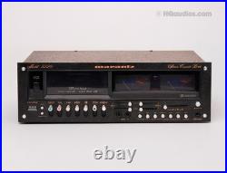 Marantz 5220 Cassette Deck Custom Black Face Wood Case Included Restored