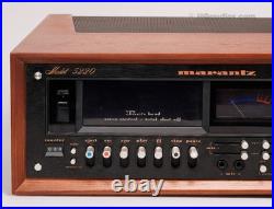 Marantz 5220 Cassette Deck Custom Black Face Wood Case Included Restored