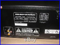 Marantz Model PMD501U Cassette Deck Player Recorder Rack Mountable