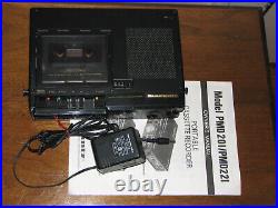 Marantz PMD201 Full & 1/2 Speed Professional Cassette Recorder Serviced & Tested