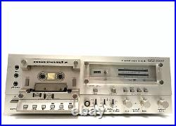 Marantz SD 6000 Stereo Cassette Deck 2 Speed Vintage 1979 Hi End Work Good Look