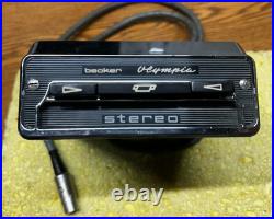 Mercedes Becker'Olympia' Stereo Cassette Player Mexico Europa R107 W113 BMW Mercedes Becker'Olympia' Stereo Cassette Player Mexico Europa R107 W113 BMW
