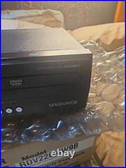 Mint Magnavox DV220MW9 DVD Player VCR Combo 4 Head Remote Refurbished