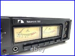 Nakamichi 550 Hifi Portable 2Head Cassette Tape Deck Vintage 1977 Work Good Look