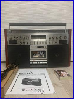 National RX-5700 Vintage Boombox Radio Cassette Refurbished Mint Japan RX5700