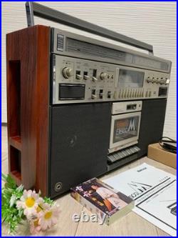 National RX-5700 Vintage Boombox Radio Cassette Refurbished Mint Japan RX5700