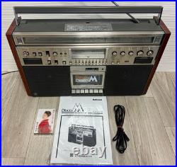 National RX-5700 Vintage Boombox Radio Cassette Refurbished Mint Japan RX5700