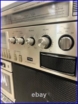 National RX-5700 Vintage Boombox Radio Cassette Refurbished Mint Japan RX5700