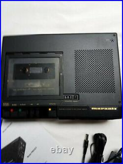 Near Mint Rebuilt Marantz PMD201 Full & 1/2 Speed Cassette Recorder