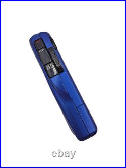 Olympus Pearlcorder S701 BLUE MicroCassette Voice Recorder Dictaphone Dictation
