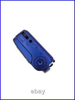 Olympus Pearlcorder S701 BLUE MicroCassette Voice Recorder Dictaphone Dictation