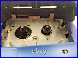 Olympus Pearlcorder S701 BLUE MicroCassette Voice Recorder Dictaphone Dictation