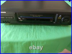 PANASONIC PV-V4600 VCR VHS Cassette Player Remote Cables Basic Instructions