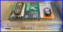PHILIPS DVP3345V DVD Player / VHS VCR Combo withRemote + Extras Refurbushed