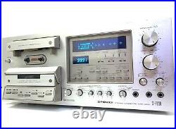 PIONEER CT-F1250 3 Head Stereo Cassette Tape Deck Vintage 1979 Hi End Good Look