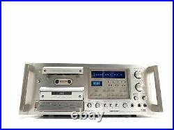 PIONEER CT F1250 3 Head Stereo Tape Deck Rack Blue Line Vintage 1979 Good Look