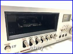 PIONEER CT-F2121 Stereo Cassette Tape Deck 2 Head Vintage 1975 Work Good Look