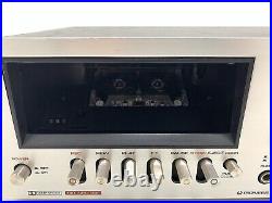 PIONEER CT-F2121 Stereo Cassette Tape Deck 2 Head Vintage 1975 Work Good Look