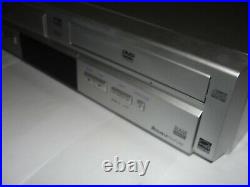 Panasonic PV-D4745S VHS Video Cassette Recorder VCR/DVD Player Combo No Remote