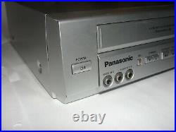 Panasonic PV-D4745S VHS Video Cassette Recorder VCR/DVD Player Combo No Remote