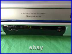 Panasonic PV-V4624S VHS VCR Cassette Player Remote Cables Basic Instructions
