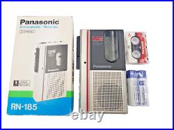 Panasonic RN-185 MicroCassette Voice Recorder Dictaphone Handheld Dictation Vtg