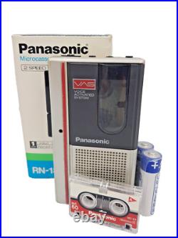 Panasonic RN-185 MicroCassette Voice Recorder Dictaphone Handheld Dictation Vtg