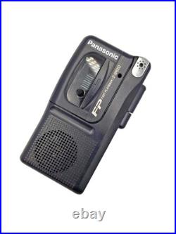 Panasonic RN-202 MicroCassette Dictaphone Dictation Voice Recorder Handheld Blk