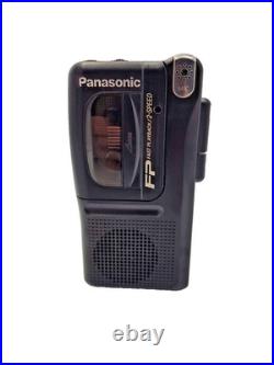 Panasonic RN-202 MicroCassette Dictaphone Dictation Voice Recorder Handheld Blk