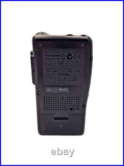 Panasonic RN-202 MicroCassette Dictaphone Dictation Voice Recorder Handheld Blk