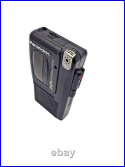 Panasonic RN-202 MicroCassette Dictaphone Dictation Voice Recorder Handheld Blk