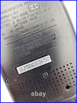 Panasonic RN-202 MicroCassette Dictaphone Dictation Voice Recorder Handheld Blk