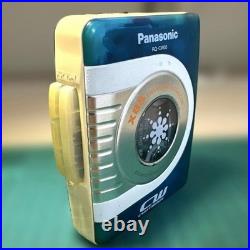 Panasonic RQ-CW03 Portable Stereo Cassette Player Blue XBS Restored Tested Japan