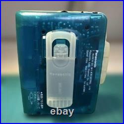 Panasonic RQ-CW03 Portable Stereo Cassette Player Blue XBS Restored Tested Japan