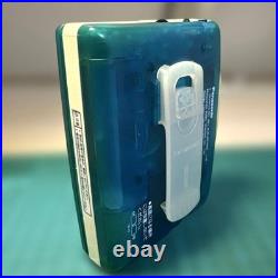 Panasonic RQ-CW03 Portable Stereo Cassette Player Blue XBS Restored Tested Japan