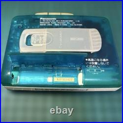 Panasonic RQ-CW03 Portable Stereo Cassette Player Blue XBS Restored Tested Japan