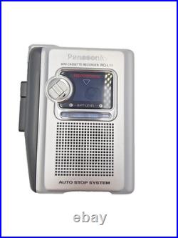 Panasonic RQ-L11 Standard Cassette Voice Recorder Dictaphone Dictation Walkman