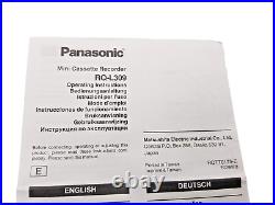 Panasonic RQ-L309 Standard Cassette Voice Recorder Dictaphone Dictation Machine