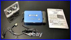 Panasonic RQ-SX15 Cassette Walkman Ultra-Thin Blue Refurbished Complete