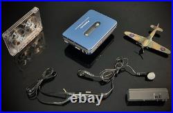 Panasonic RQ-SX15 Cassette Walkman Ultra-Thin Blue Refurbished Complete