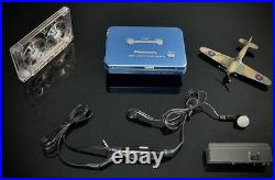 Panasonic RQ-SX15 Cassette Walkman Ultra-Thin Blue Refurbished Complete