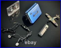 Panasonic RQ-SX15 Cassette Walkman Ultra-Thin Blue Refurbished Complete