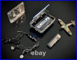 Panasonic RQ-SX15 Cassette Walkman Ultra-Thin Blue Refurbished Complete